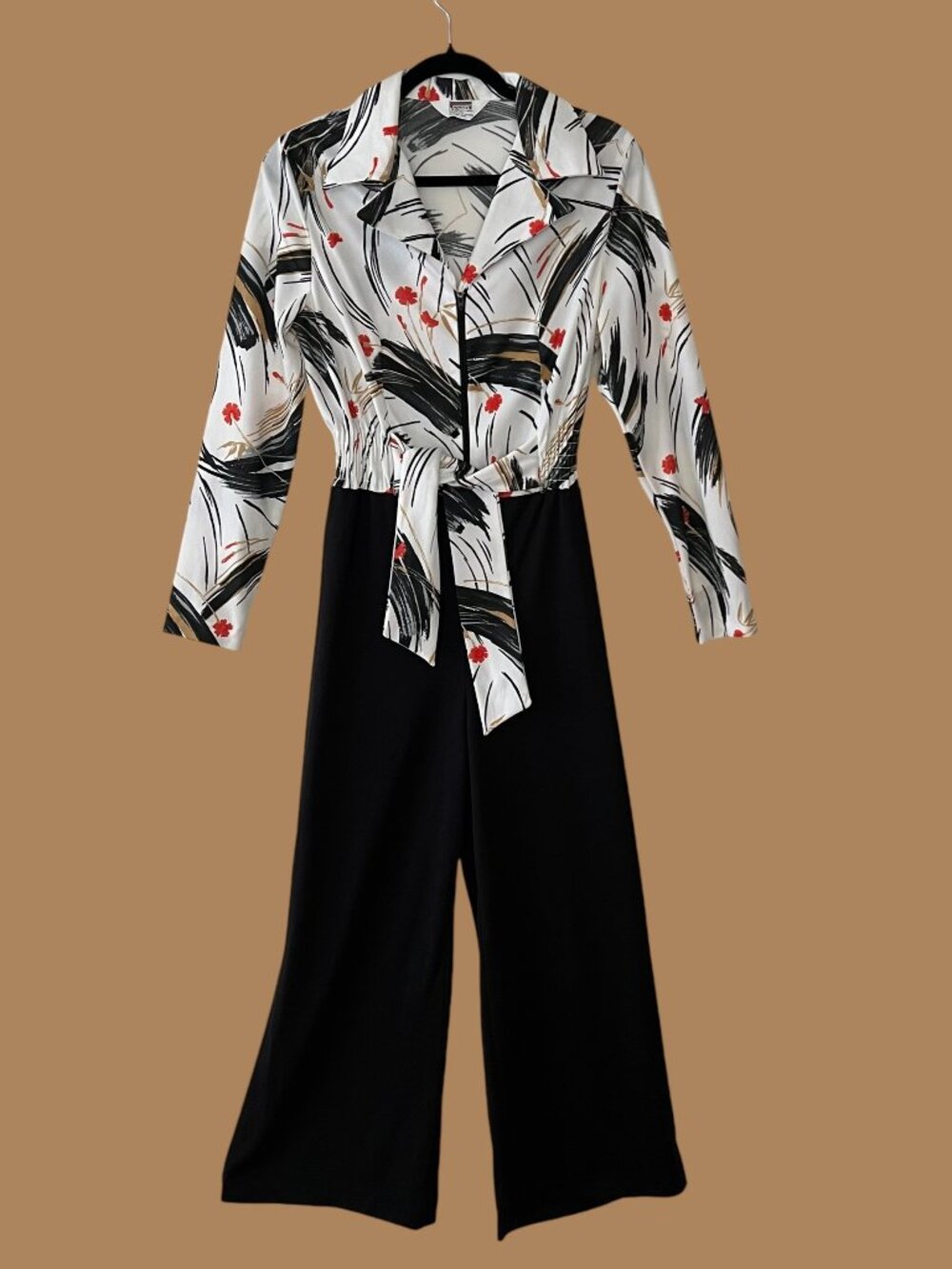 Vintage 70s Disco Jumpsuit, WIde Leg